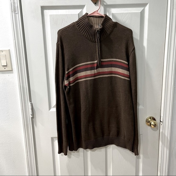 Oscar de la renta mens brown sweater - Picture 1 of 7